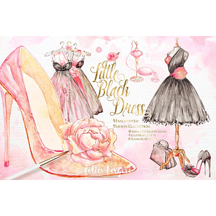 Kit Digital Vestidinho Preto 