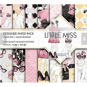 Kit Digital Papéis Pequena Adulta 