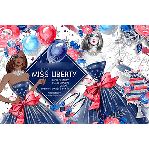 Kit Digital Aniversário 4 de Julho 