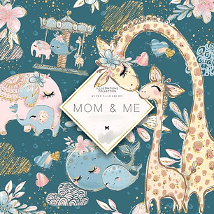 Kit Digital Dia das Mães Animais 