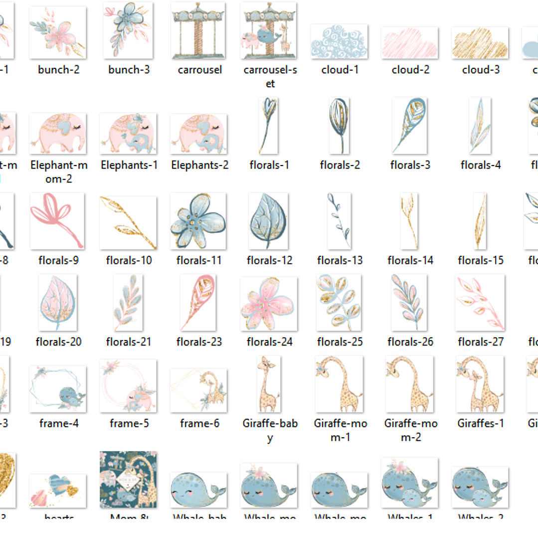 Kit Digital Dia das Mães Animais  2