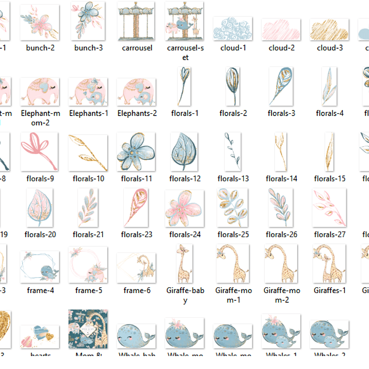 Kit Digital Dia das Mães Animais  2