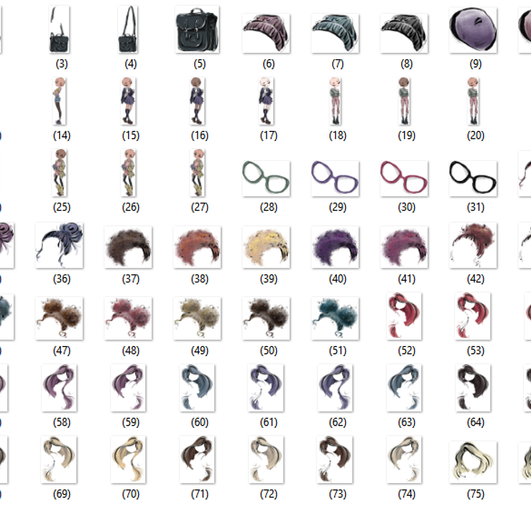 Kit Digital Garotas Nerd  3