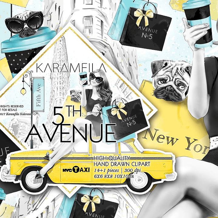 Kit Digital Garota de Nova York 1