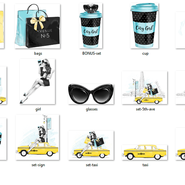 Kit Digital Garota de Nova York 2