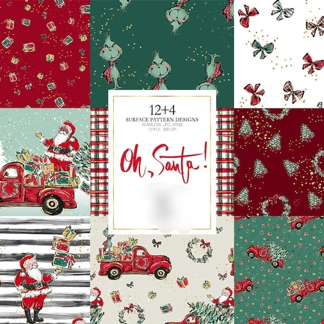 Kit Digital Papéis Natal  1