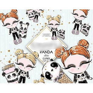 Kit Digital Garotinhas Pandinhas 02