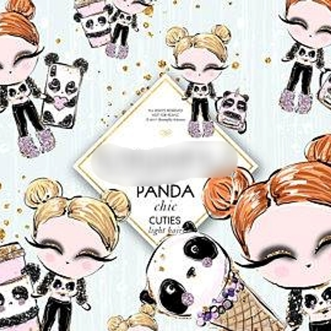 Kit Digital Garotinhas Pandinhas 02 1