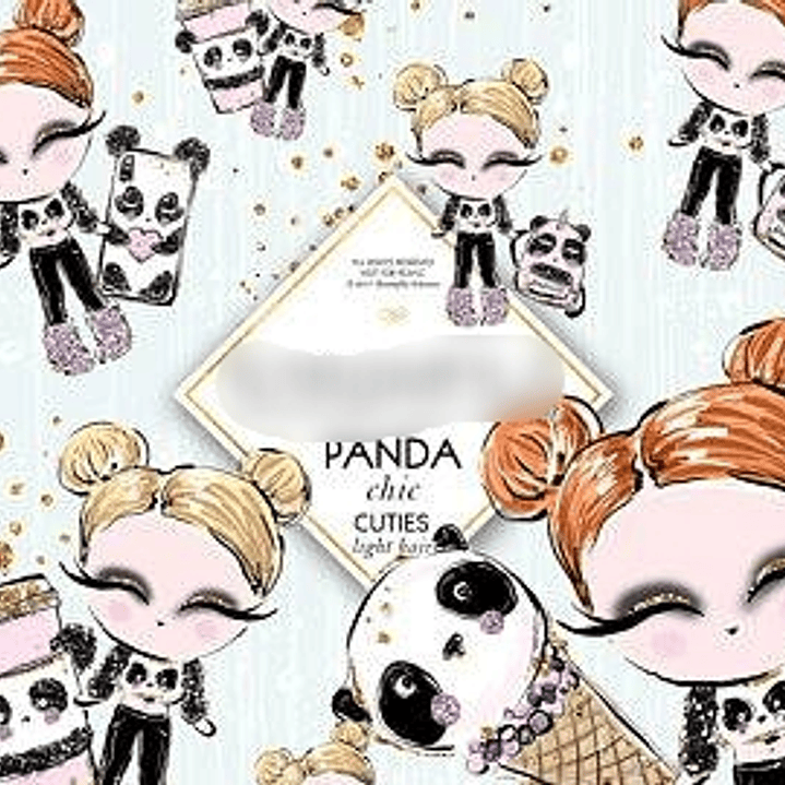 Kit Digital Garotinhas Pandinhas 02 1