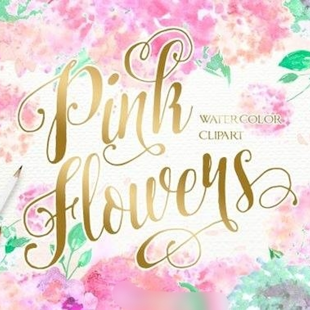 Kit Digital Flores Rosas 1