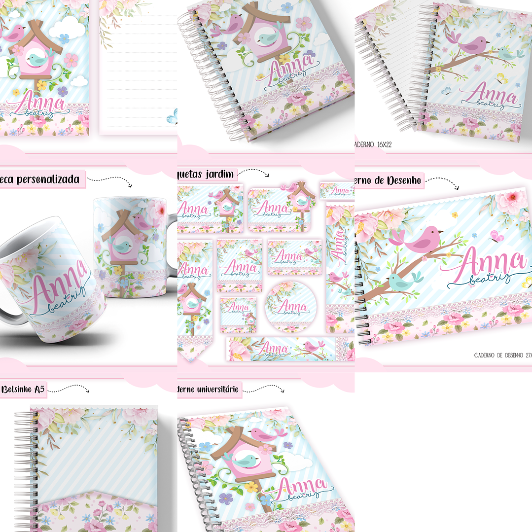 Arquivo Combo Escolar Jardim dos Pássaros 1