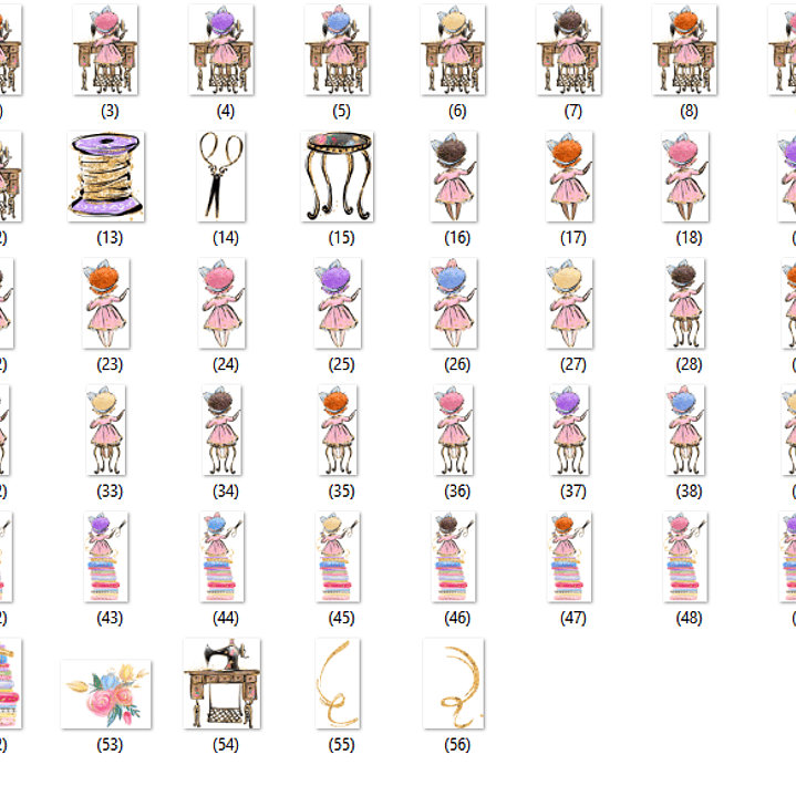 Kit Digital Costurando Boneca  2