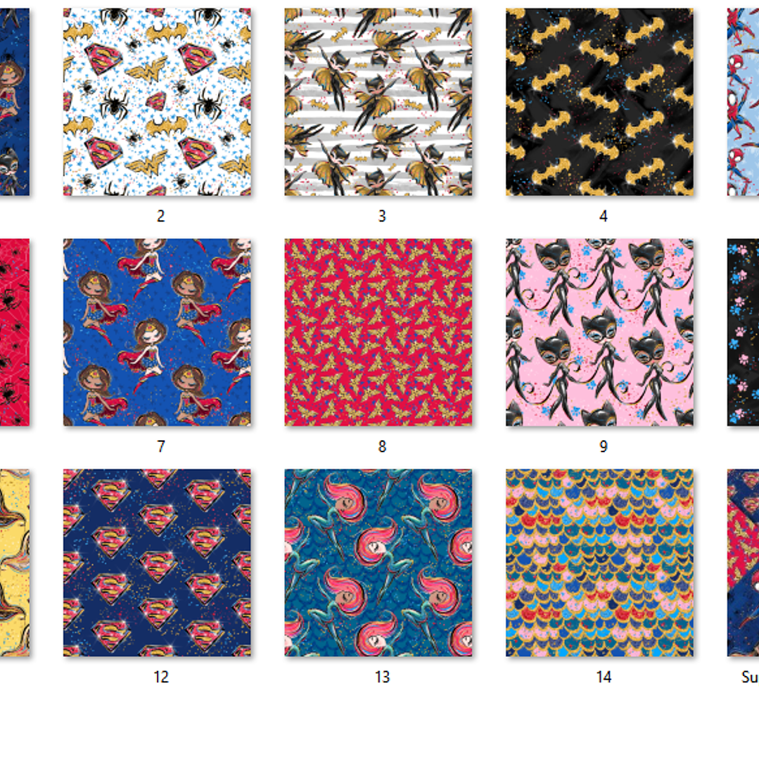 Kit Digital Papeis Super Heroinas  2