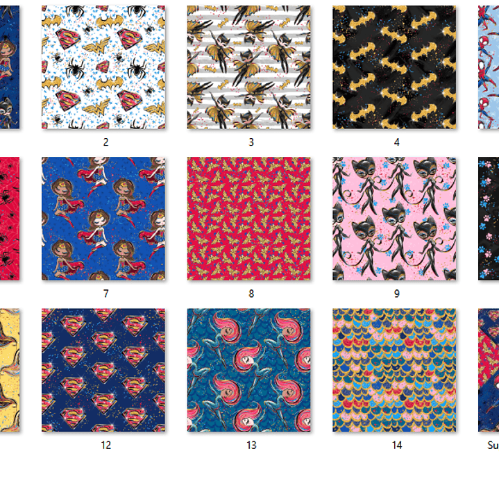 Kit Digital Papeis Super Heroinas  2