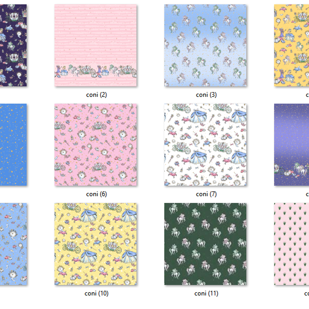 Kit Digital Papeis Cinderela  2