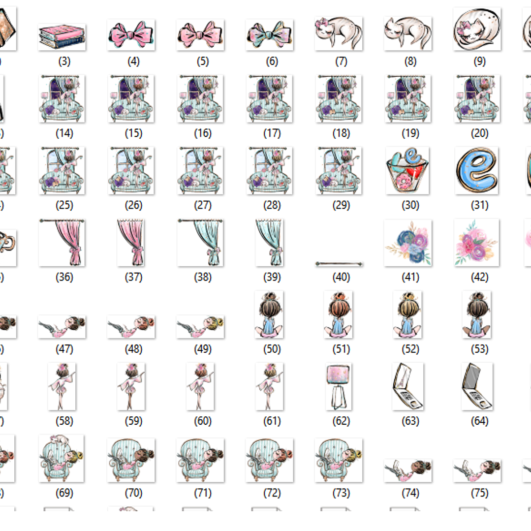 Kit Digital Quarto Menina 2