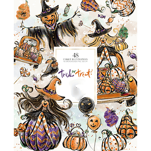 Kit Digital Halloween Doçura ou Travessura 