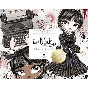 Kit Digital Papéis Wandinha 02