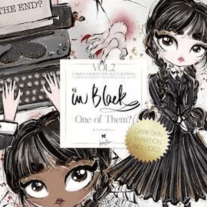 Kit Digital Papéis Wandinha 02 1