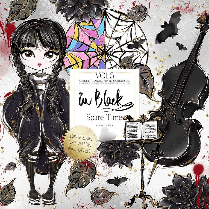 KIt Digital Wandinha  1