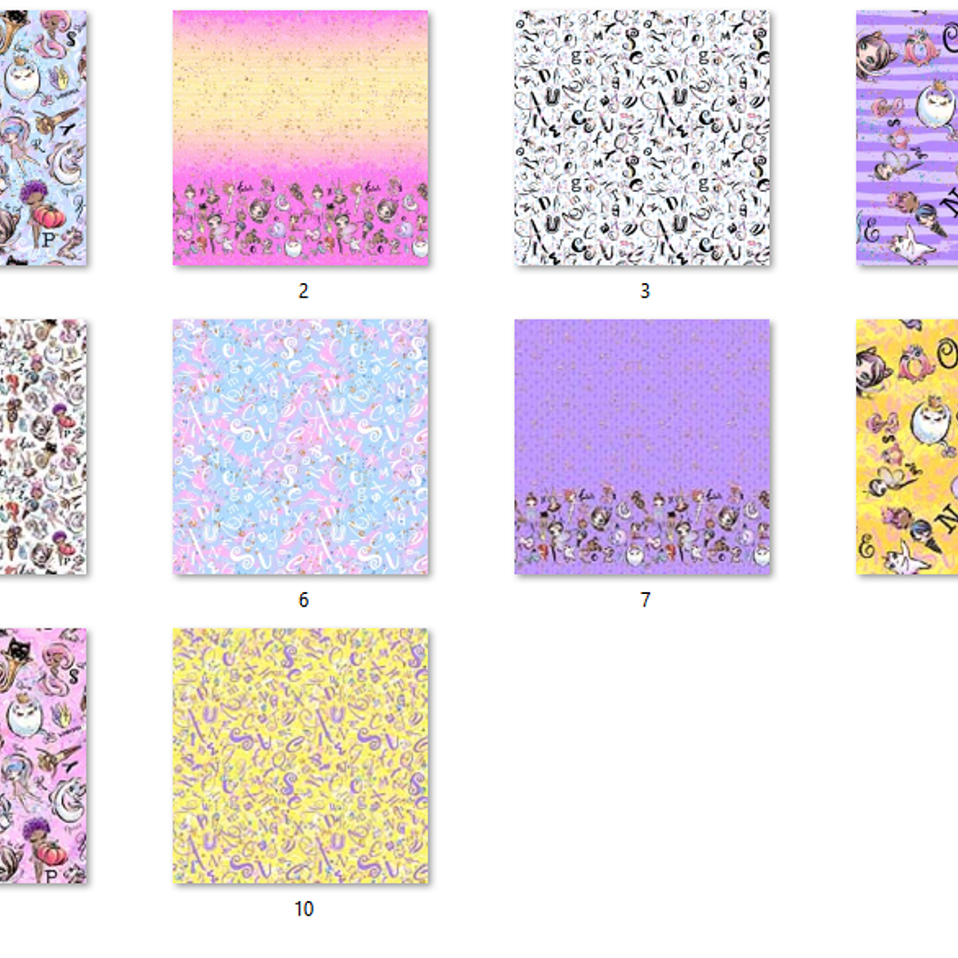 Kit Digital Papelaria Alfabeto Fantastico  2