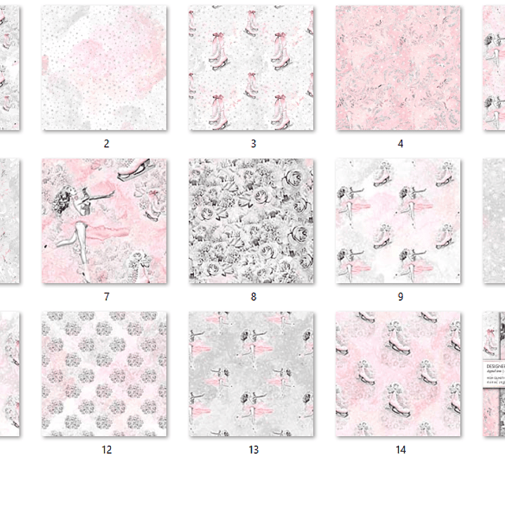 Kit Digital Papelaria Dança No Inverno  2