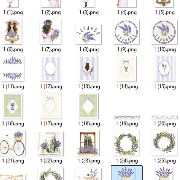 Kit Digital Lavanda  2