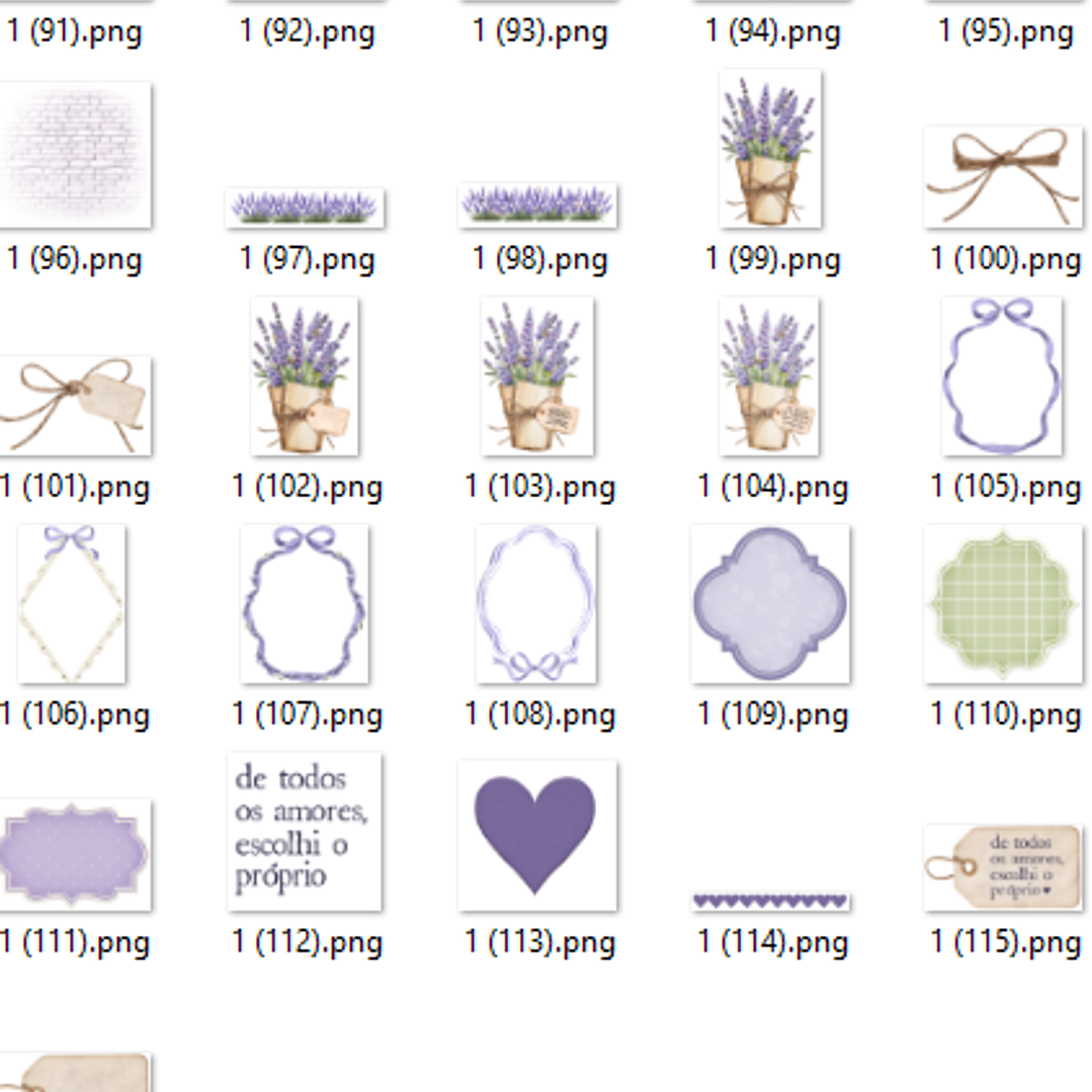 Kit Digital Lavanda  3