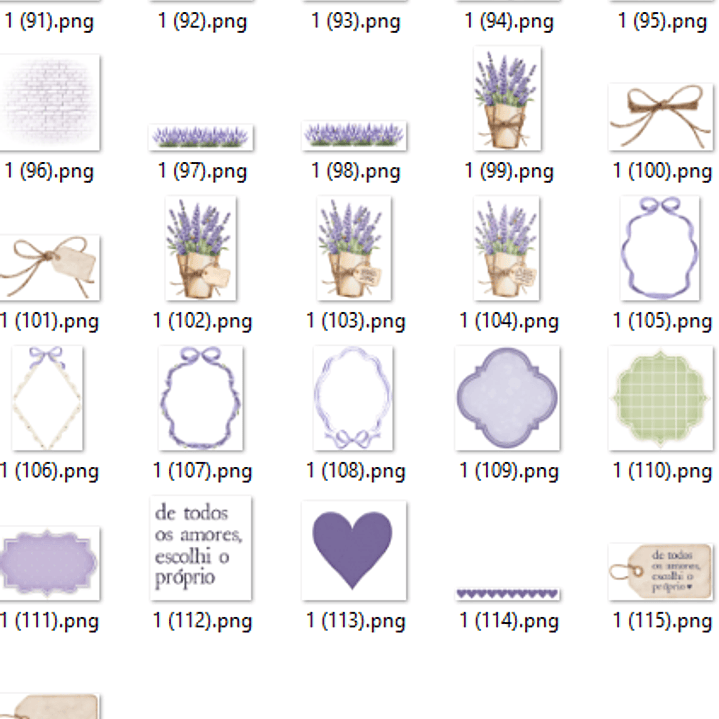 Kit Digital Lavanda  3