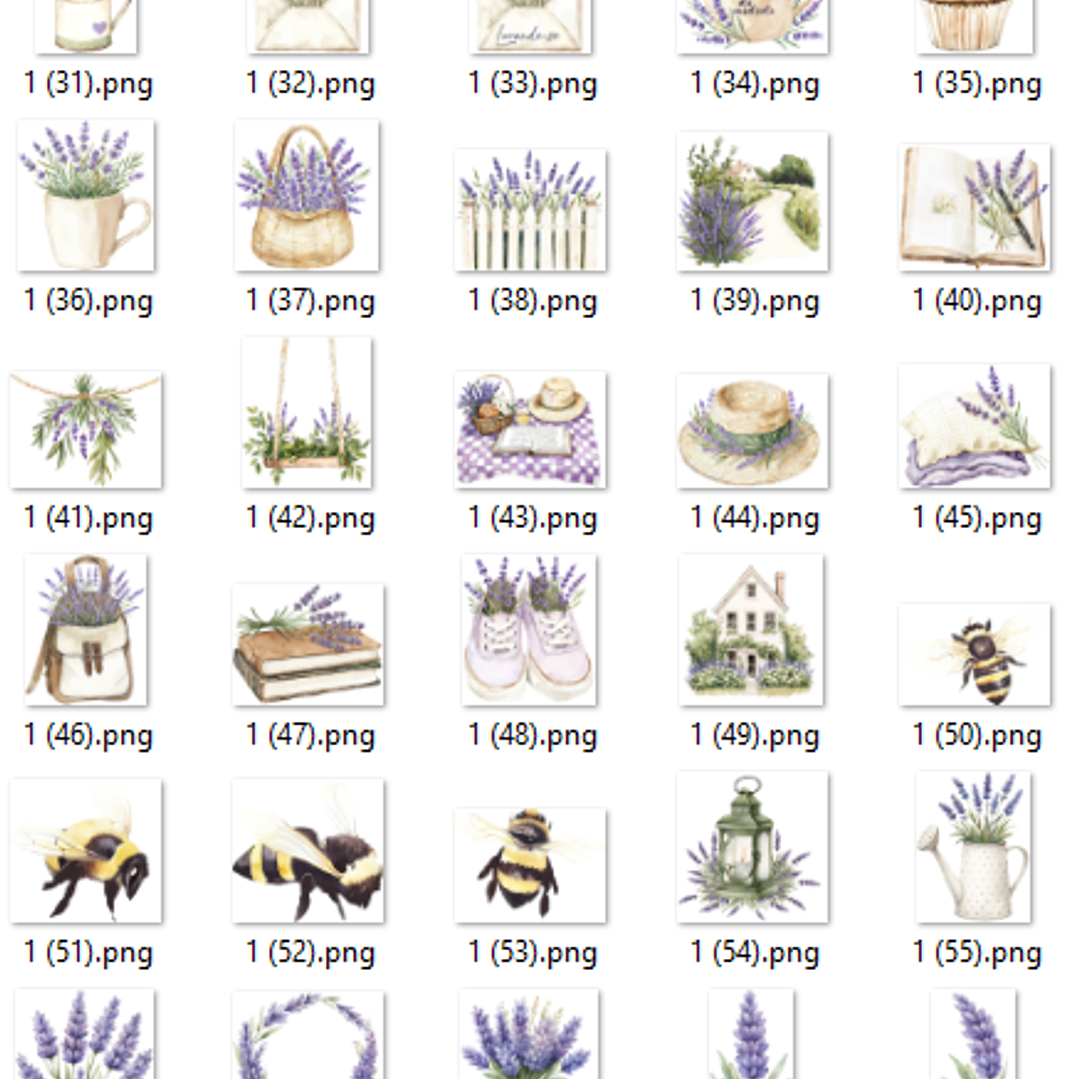 Kit Digital Lavanda  4