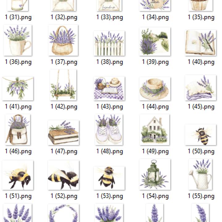 Kit Digital Lavanda  4