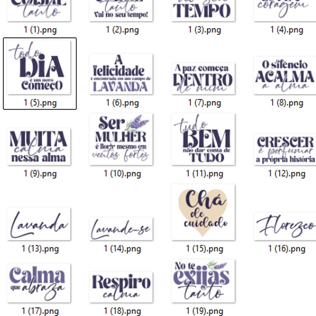 Kit Digital Lavanda  6