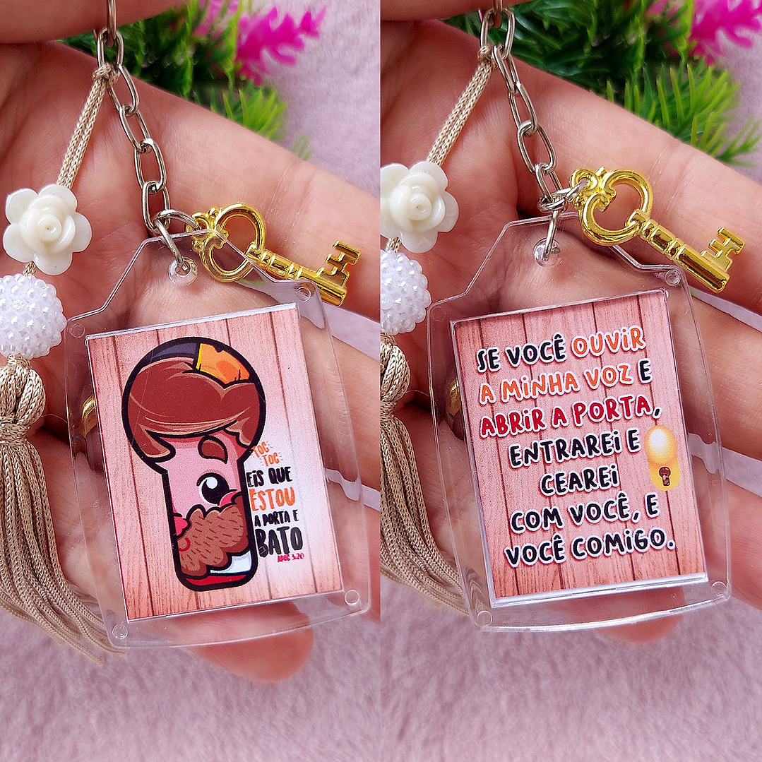 Arquivo Card Chaveiro - Eis Que Estou a Porta PDF 1