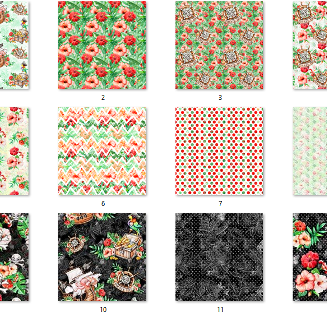 Kit Digital Papeis Pirata  2