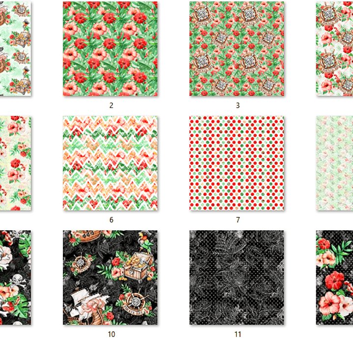 Kit Digital Papeis Pirata  2