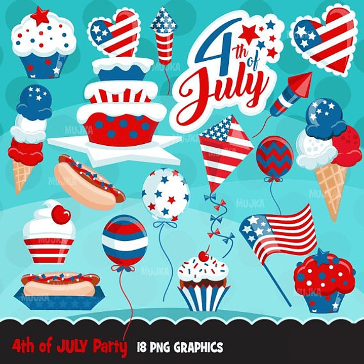 Kit Digital 4 de Julho Imagens  1