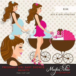 Kit Digital Gravida Com Bebê