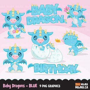 Kit Digital Dragão Baby