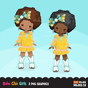 Kit Digital Menina Chique Boho