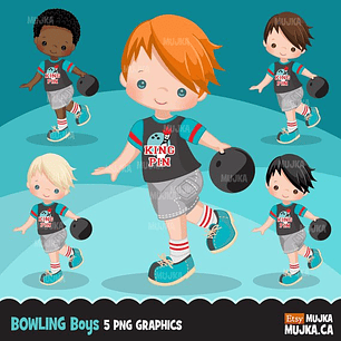 Kit Digital  Boliche Menina 