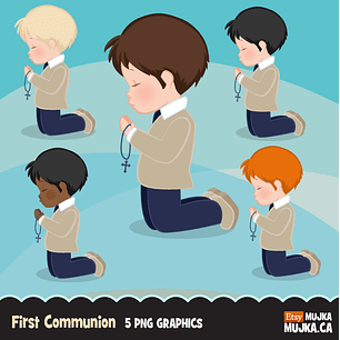 Kit Digital Menino Rezando 