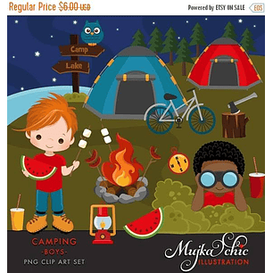 Kit Digital Acampamento Menino