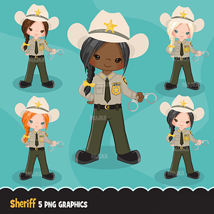 Kit Digital Menina Cherife