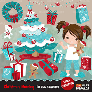 Ki Digital Menina No Natal Figuras