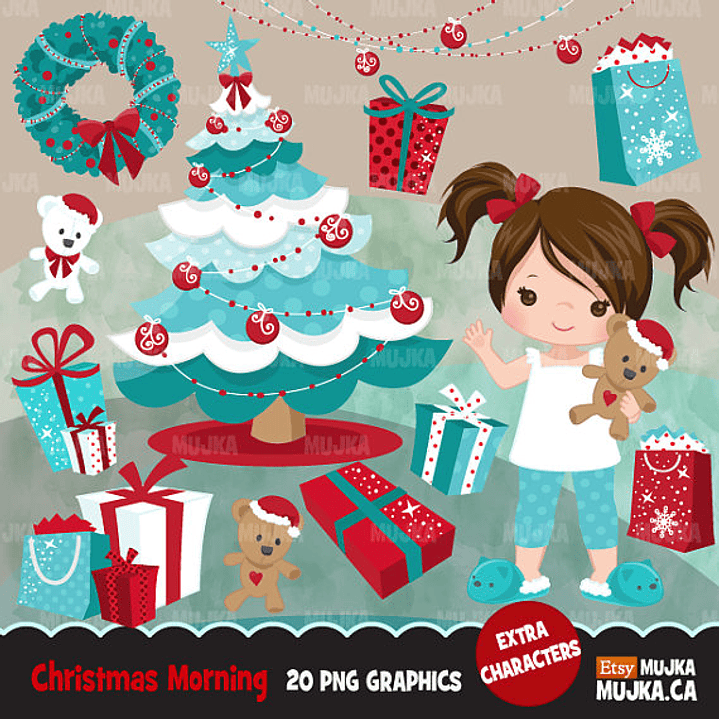 Ki Digital Menina No Natal Figuras 1