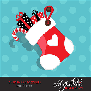 Kit Digital Meia de Natal