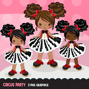 Kit Digital Circo Menina