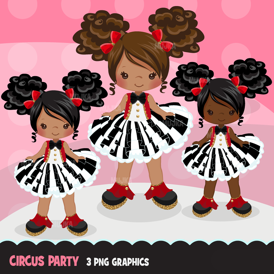 Kit Digital Circo Menina 1