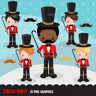 Kit Digital Circo Menino