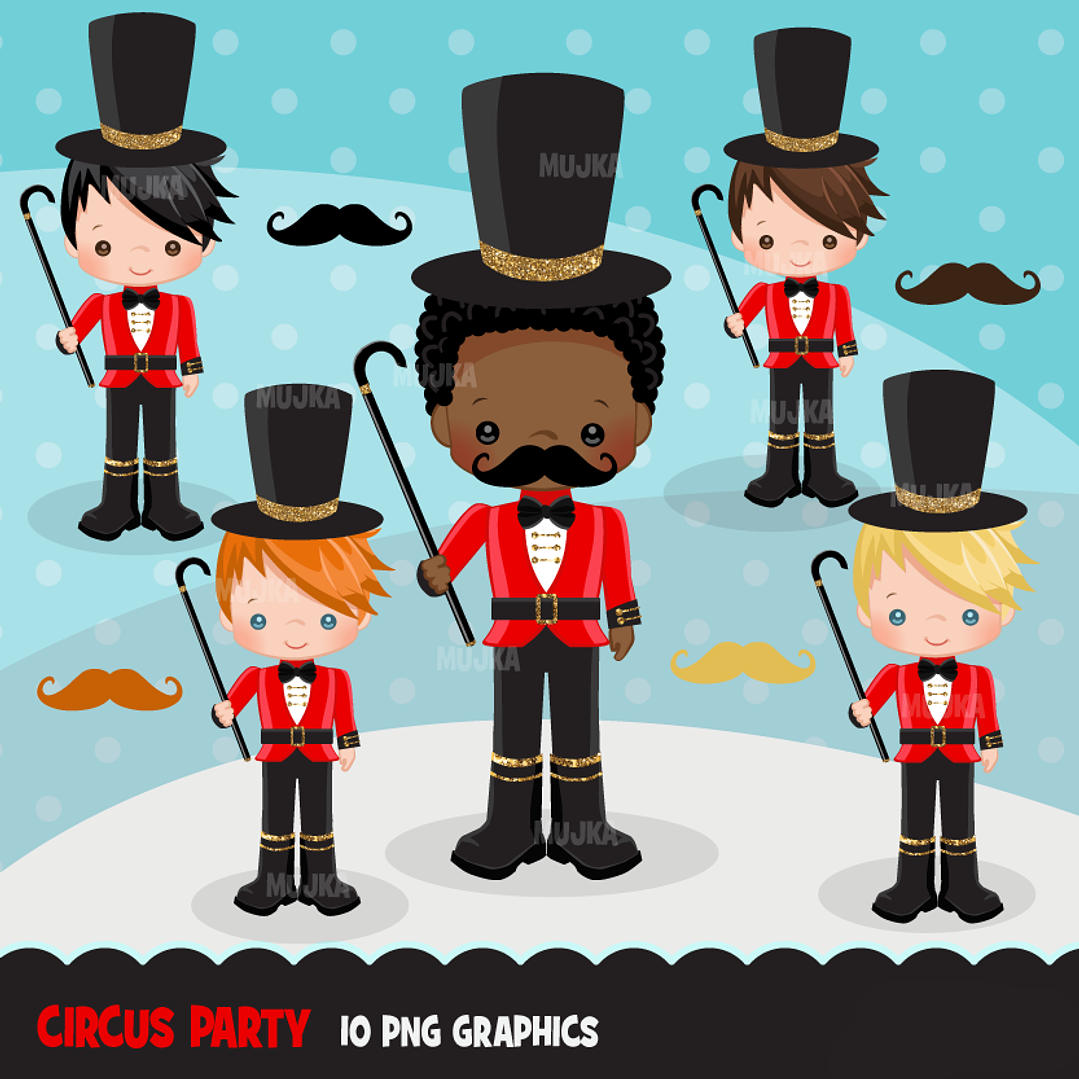 Kit Digital Circo Menino 1